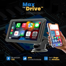 Central Multimídia Universal com CarPlay e Android Auto – MaxDrive™